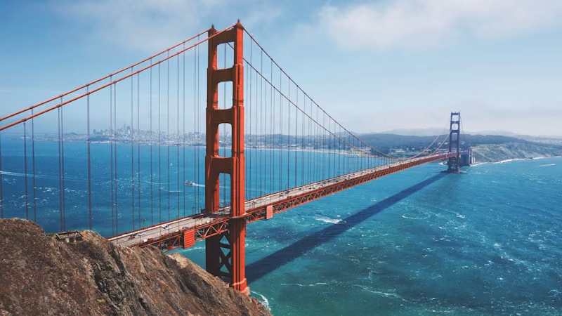San Francisco şehrinden bir görünüm, Amerika Birleşik Devletleri