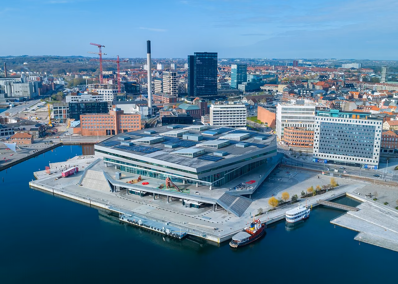 A view of Aarhus, Denmark